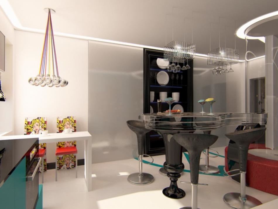 Дизайн квартиры в стиле «Поп-арт»