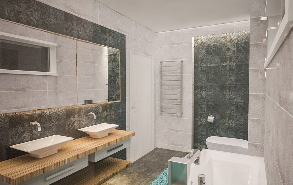 Дизайн-проект ванной комнаты от «Strekoza Design»