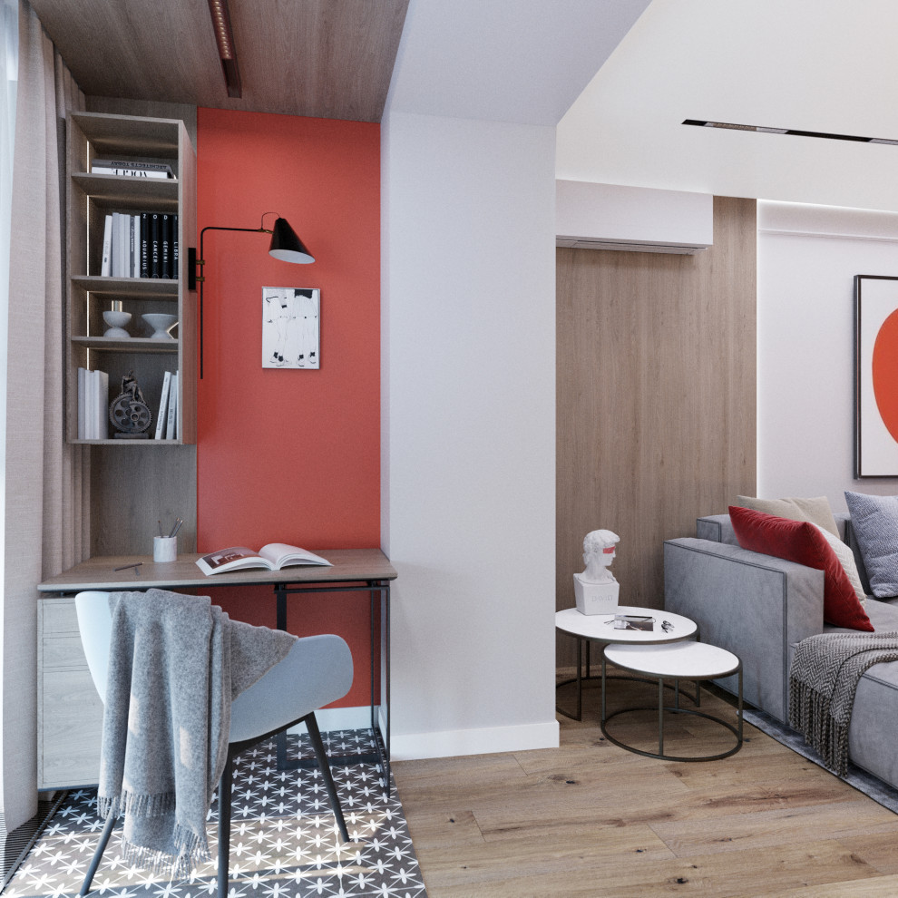 Дизайн Квартиры в ЖК Scandis Ozero для молодой девушки