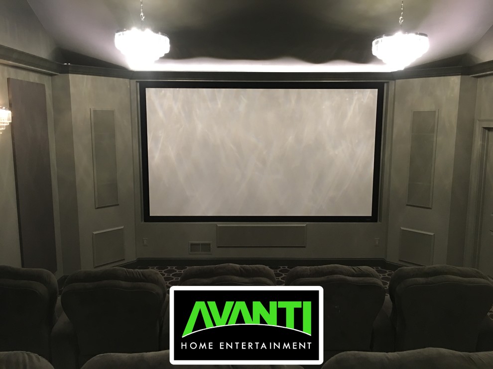 Home Theater Projects - Modern - Home Theater - New York - by Avanti ...