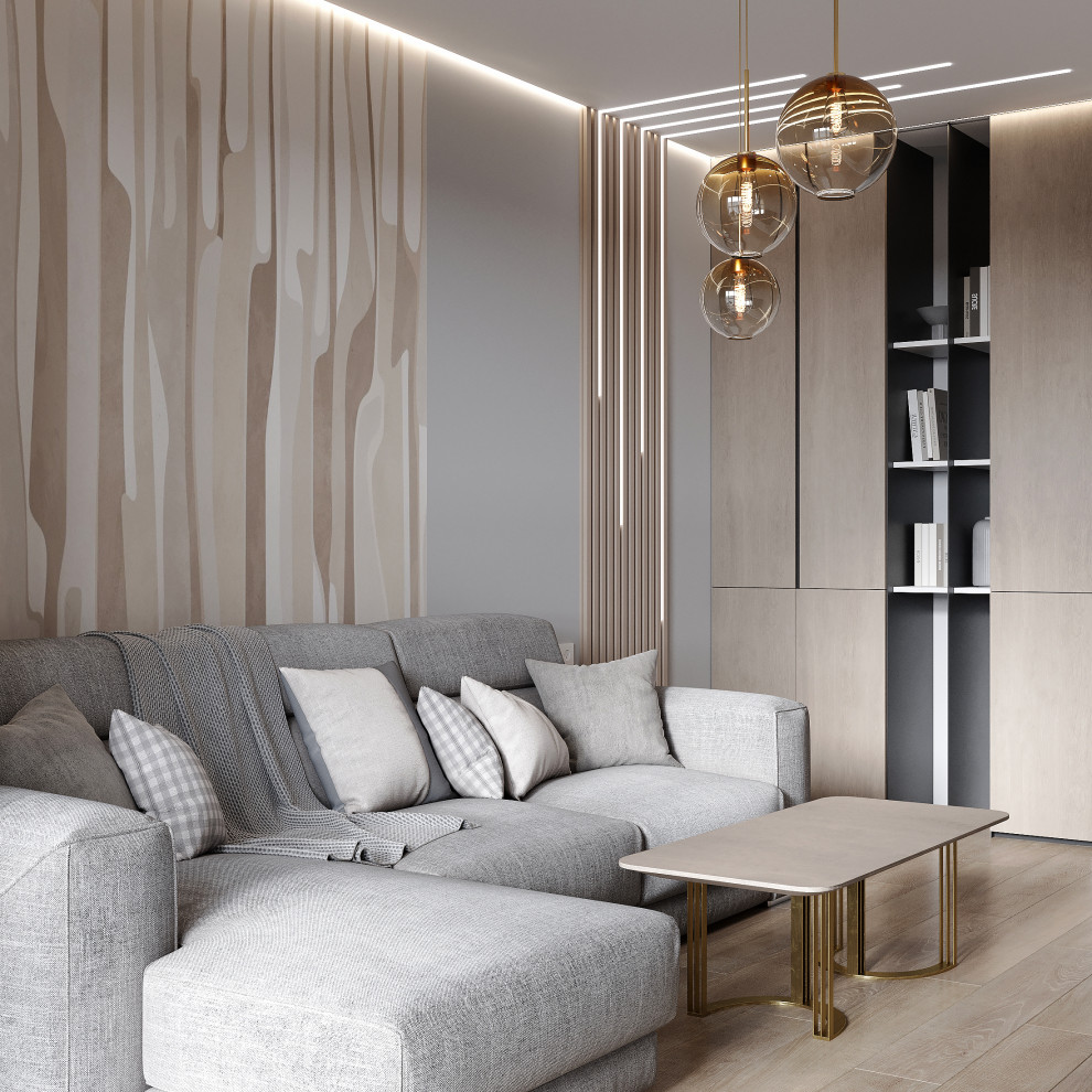 Дизайн-проект квартиры с детской и кабинетом