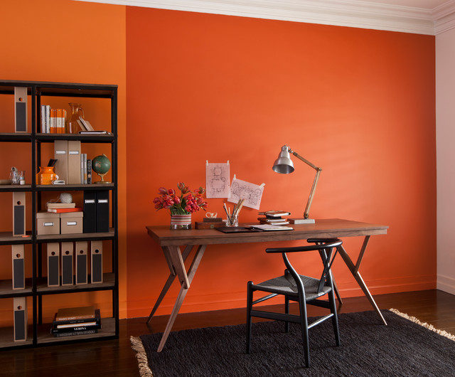 Eclectic Home Office Perth Dulux concept eclectic-home-office