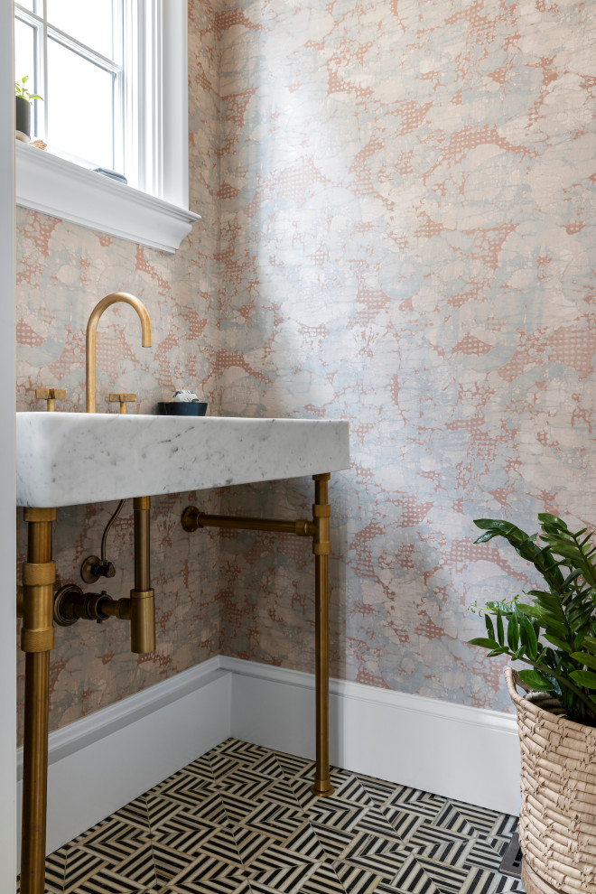 Powder Room Design - Piedmont, CA - Eclectic - Powder Room - San ...