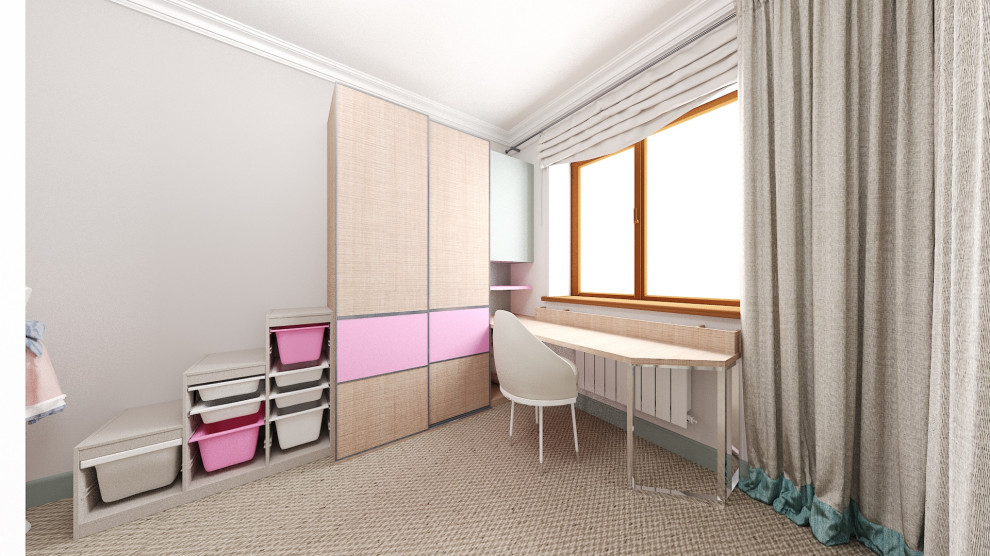 Детская для девочки в гостевой комнате