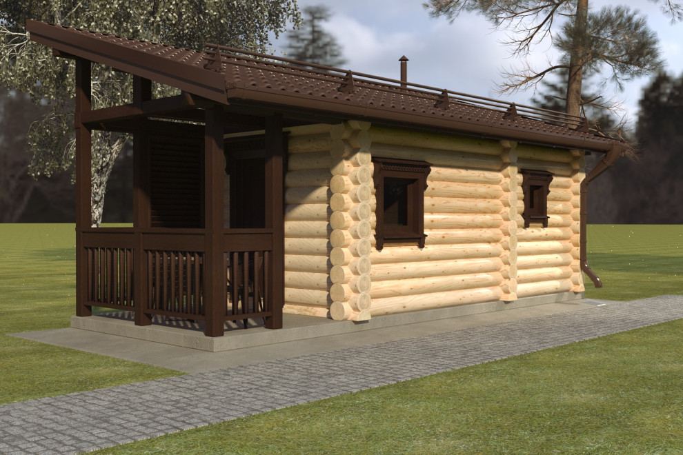 Баня - хозблок