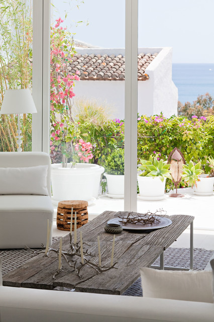 Villa Mandarina medelhavsstil-vardagsrum