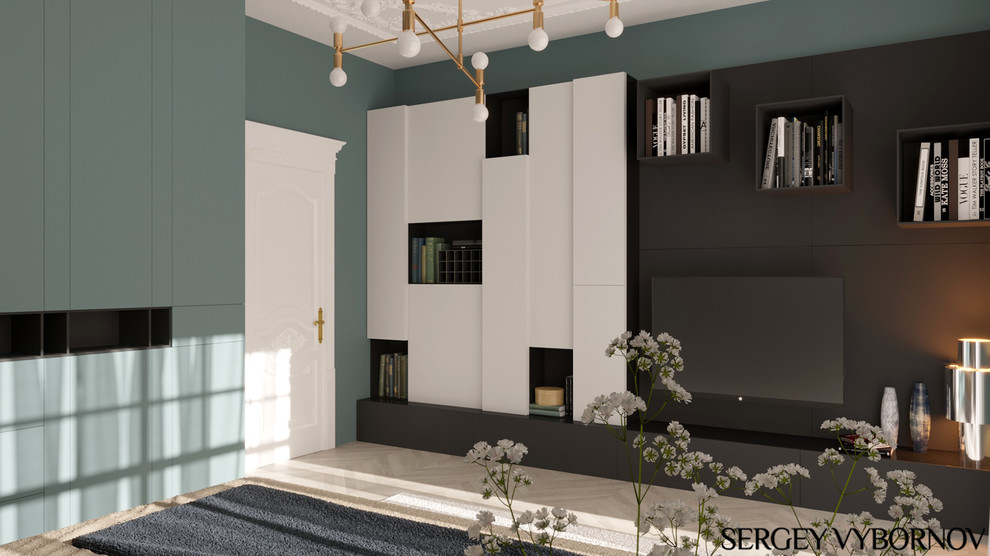 Неоклассика в спальне.