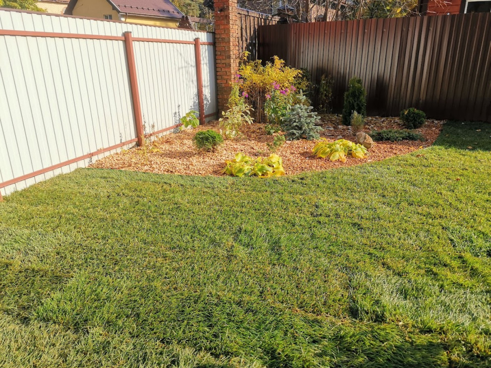 Реализация ландшафтного проекта на площади 300м2.