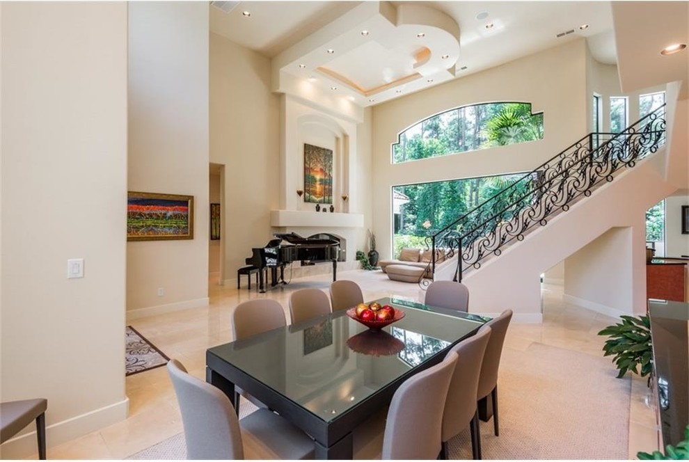 Mediterranean Inspired, Contemporary Home Build | Home Theatre & Pool