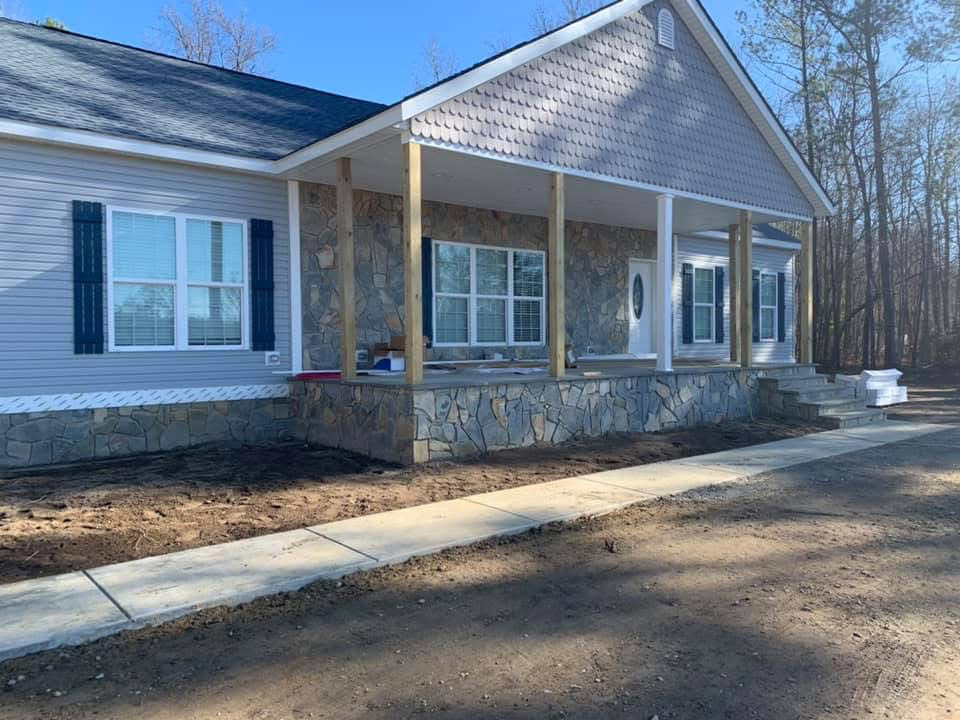 outside show home