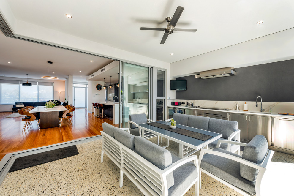 This is an example of a contemporary patio in Perth.