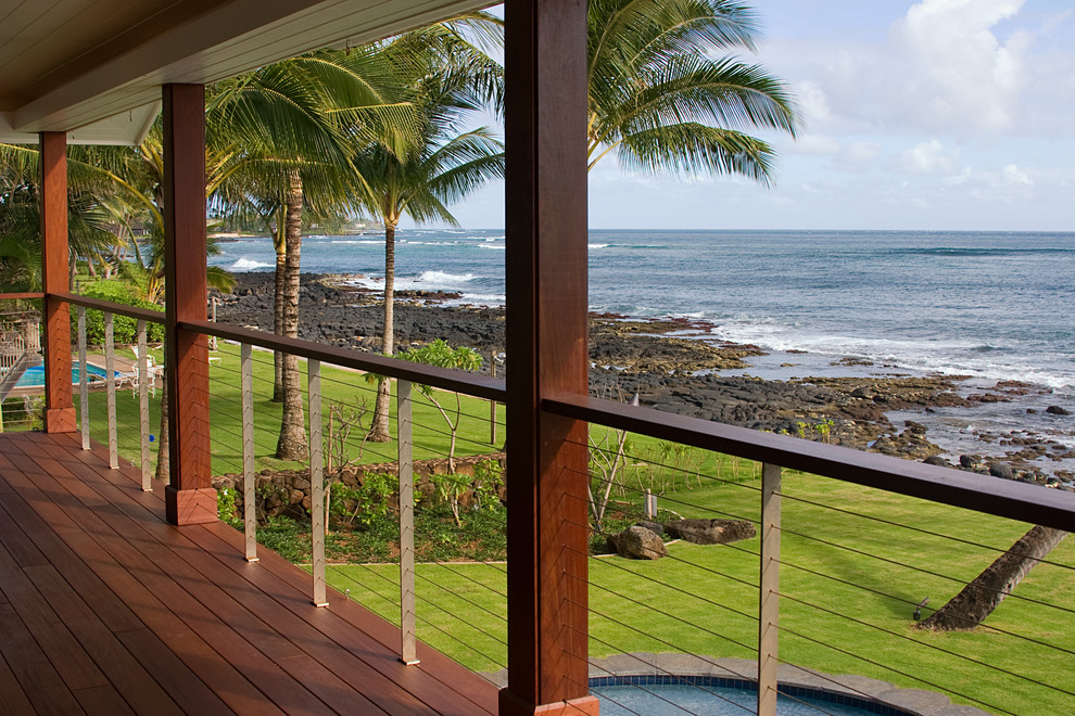 Inspiration for a beach style deck in Hawaii.