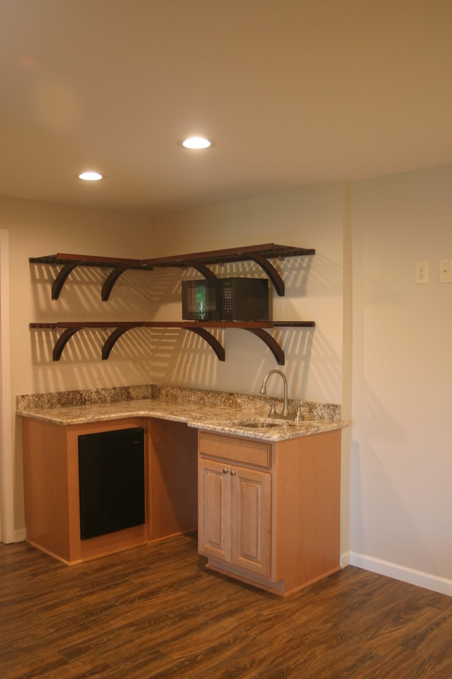 Inspiration for a large transitional home design remodel