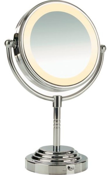 stand up light up mirror