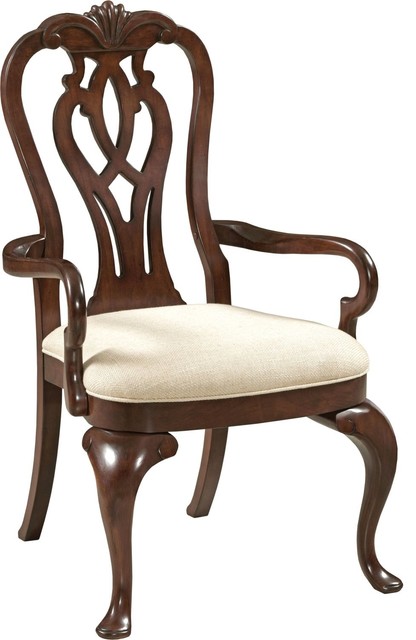 Kincaid Furniture Hadleigh Queen Anne, Parsons Chairs With Arms