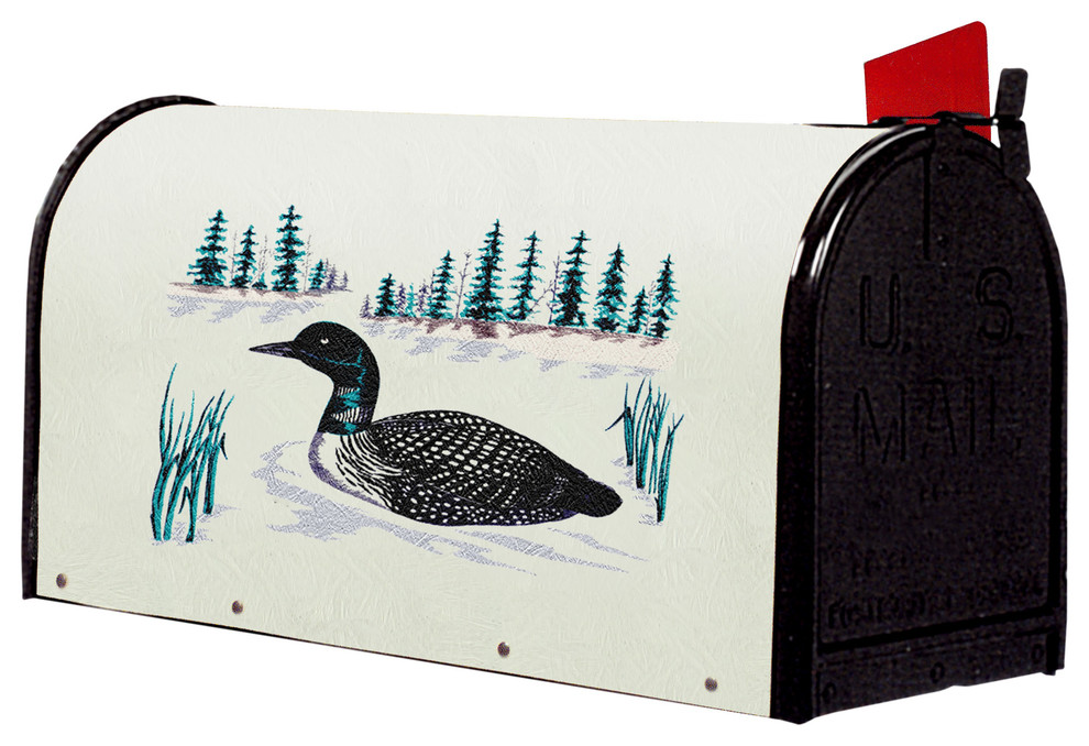 Bacova Fiberglass Wrapped Mailbox, Loon Rustic Mailboxes by Mid