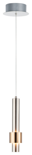 ET2 Lighting E24751-SNSBR Reveal 1-Lt LED Pendant in Satin Nickel ...