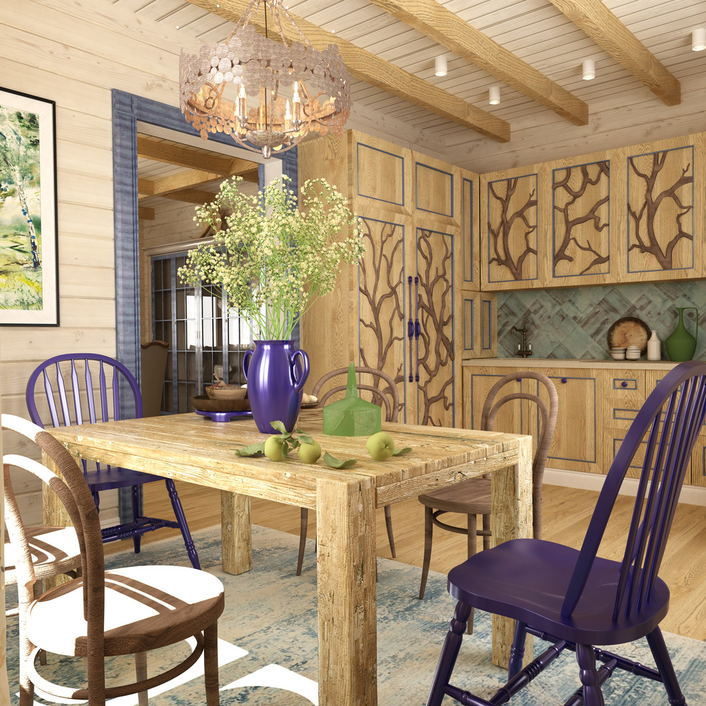 Дом в лесу. Художественное эко-кантри