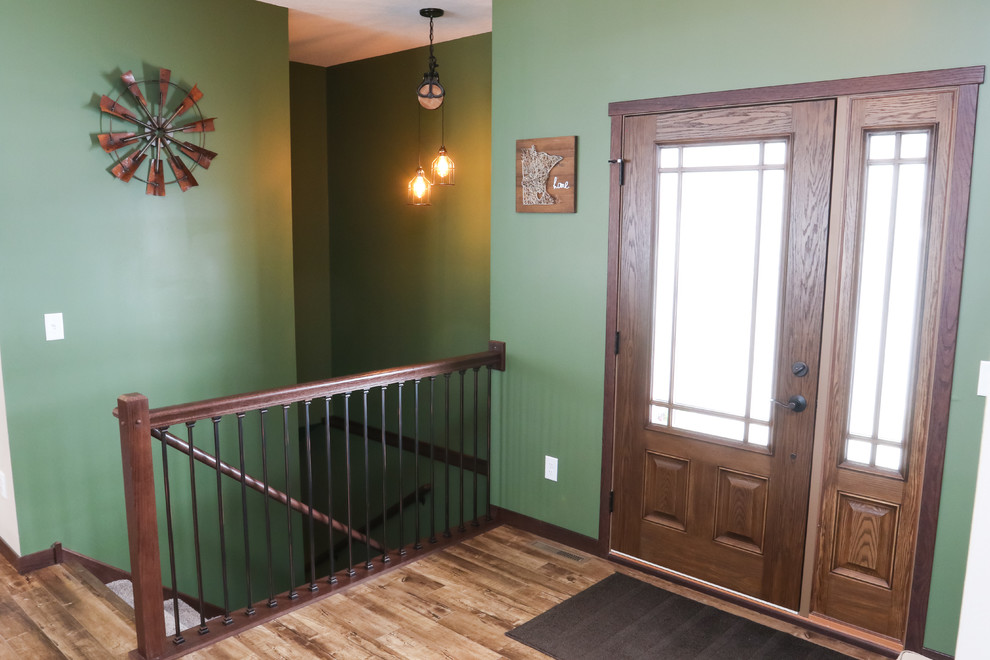 Mountain style entryway photo in Minneapolis