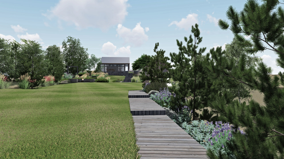 Ландшафт участка д.М.Куяш