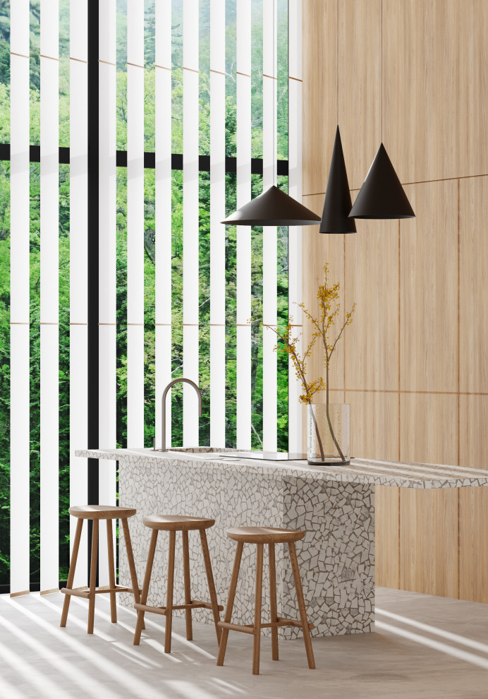 Дом с нестандартными окнами