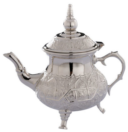 Details about   Authentic Moroccan Handmade Tea Pot Silver Plated Medium NEW *