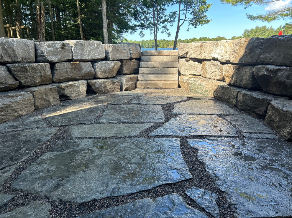 Amourstone Patio and Retaining Wall