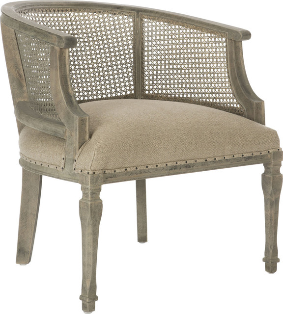 Shop Houzz Aidan Gray Home Mary Katherine Occasional Chairs Cane Back, Set of 2, Black Wood