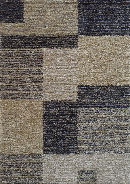Modern Design Polyester Area Rug, Beige, 60
