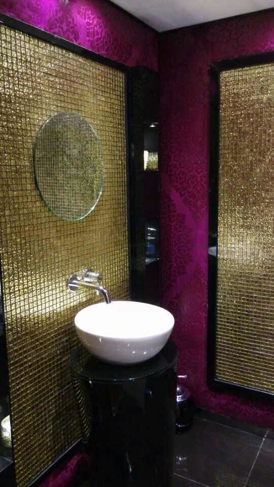 Inspiration for an asian powder room in Other.