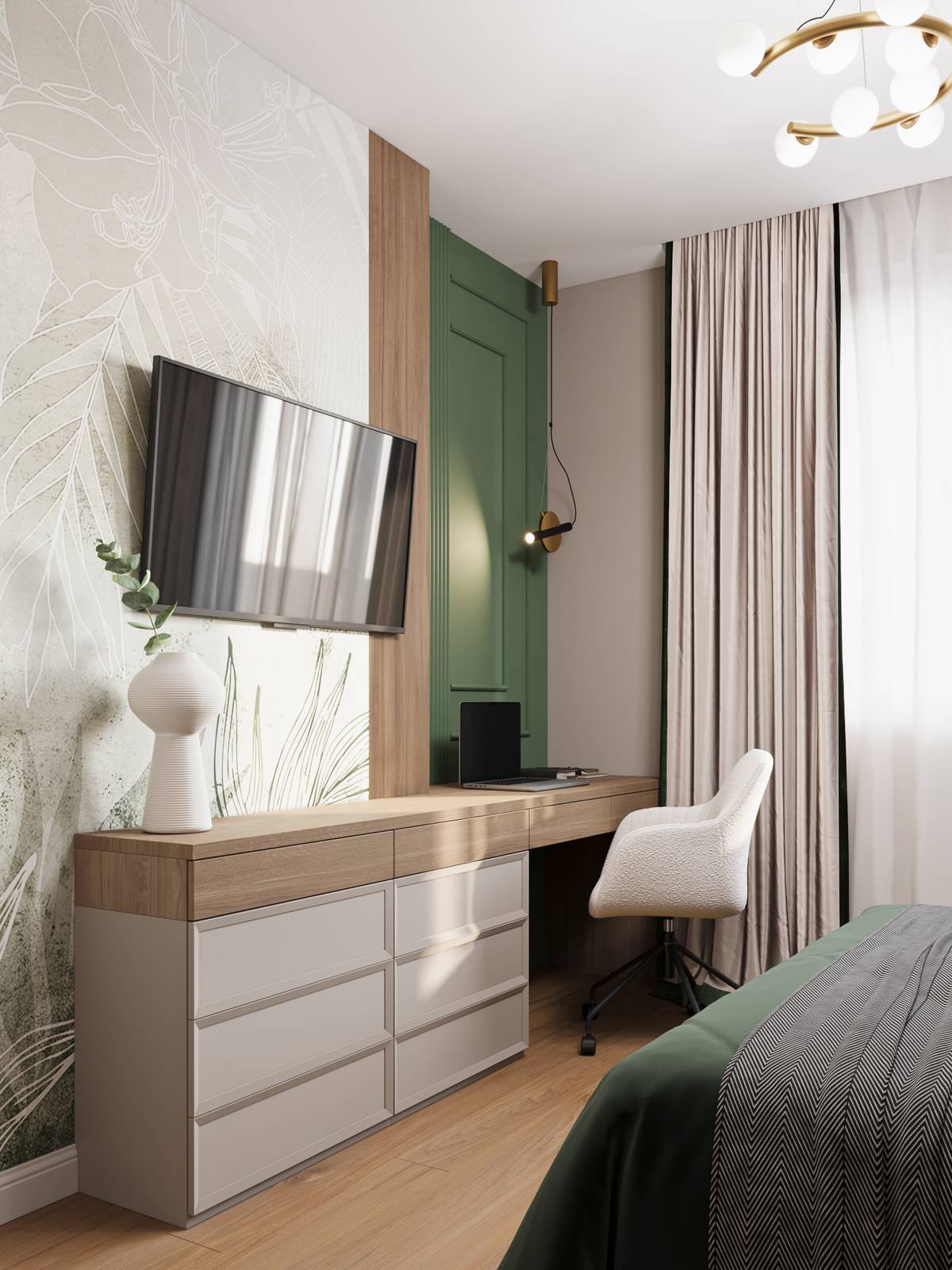 Яркая квартира для семьи с подростком