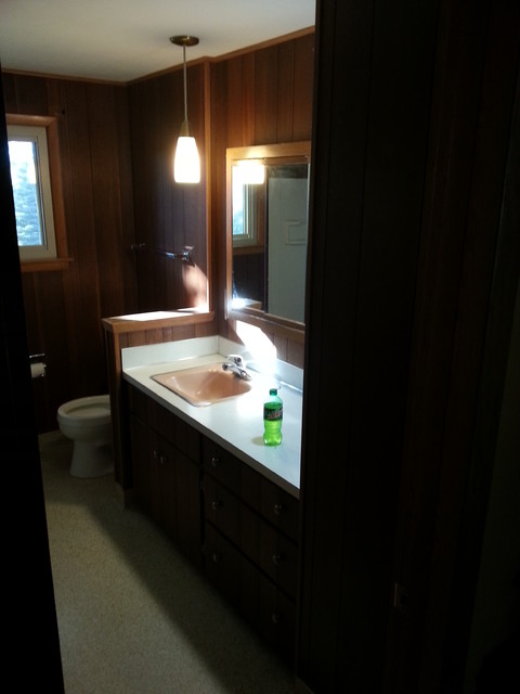 Bathroom Before/After transitional