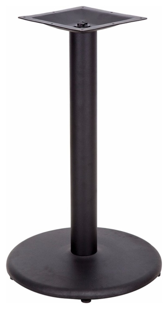 Offex 24" Round Restaurant Table Base With 4" Diameter Table Height Column 30"