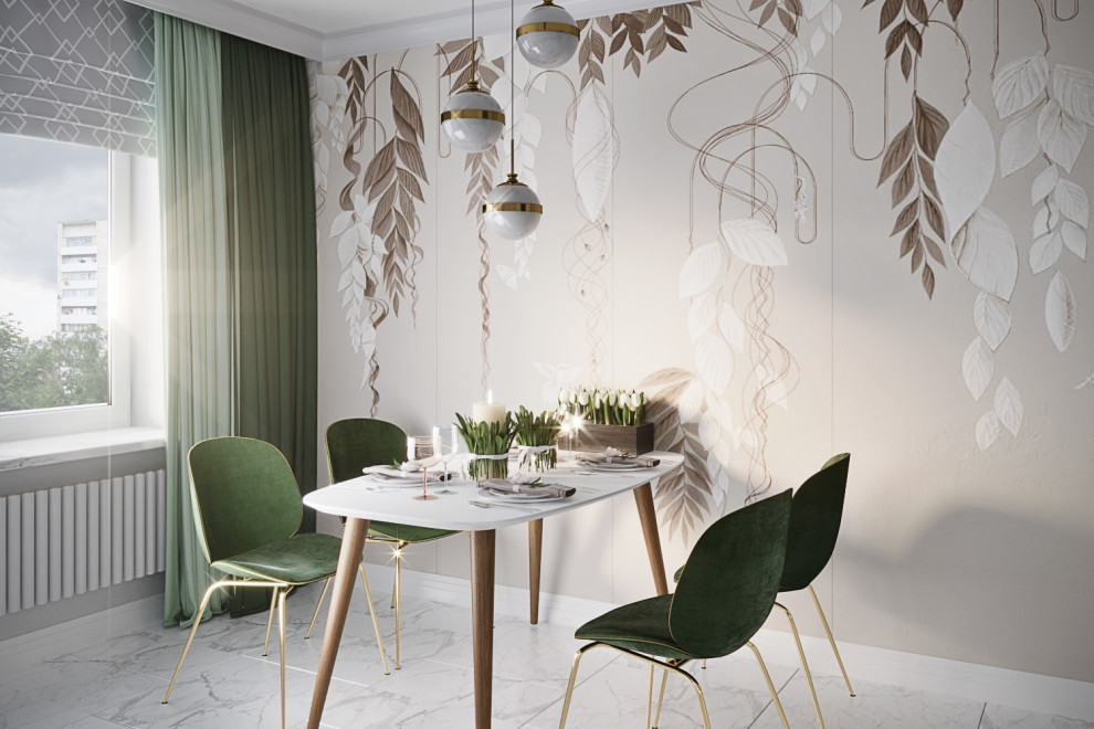 Кухня "Золото и изумруд"