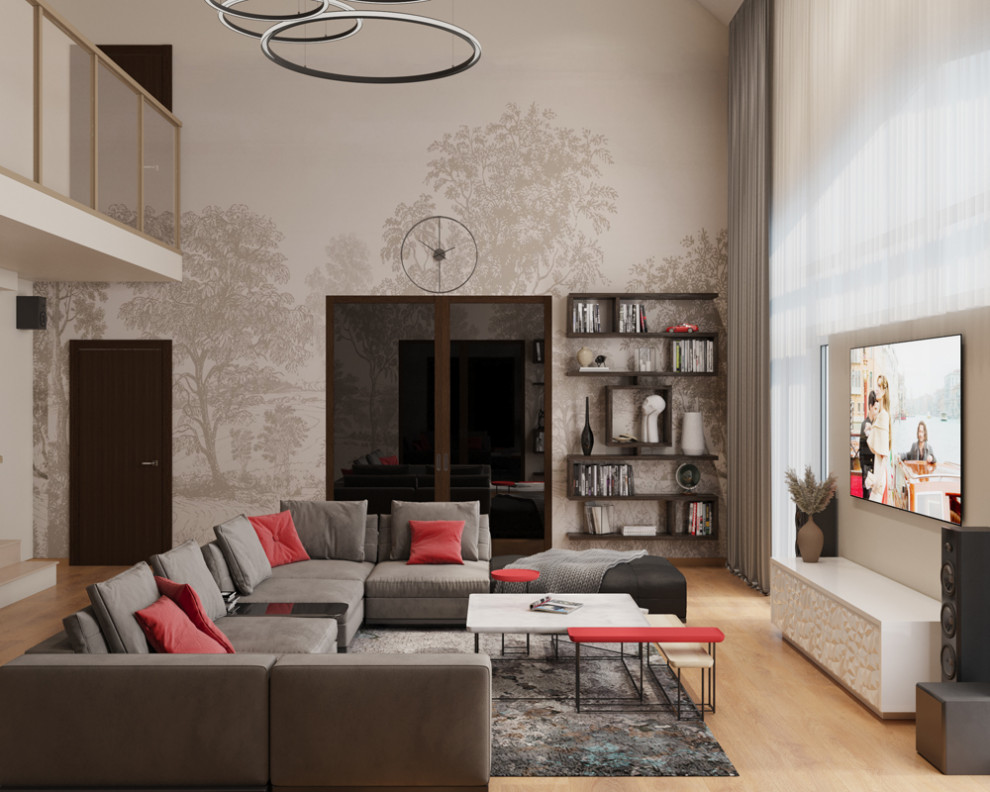 Элегантность гостиной в доме  Юрлово