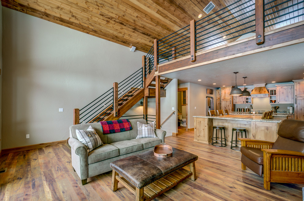 Home design - rustic home design idea in Seattle