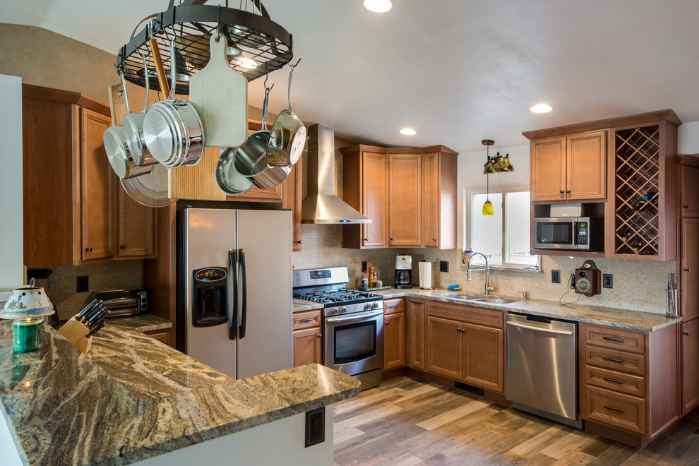 Inspiration for a transitional kitchen remodel in Denver