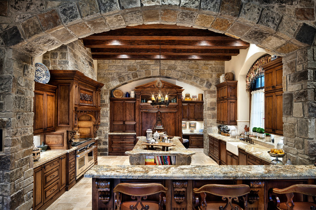 English Manor Traditional Kitchen Houston By