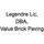LeGendre Llc, DBA, Value Brick Paving