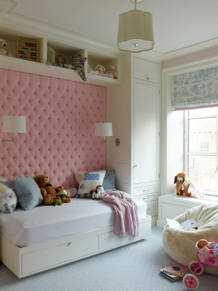 This is an example of a transitional kids' room in New York.