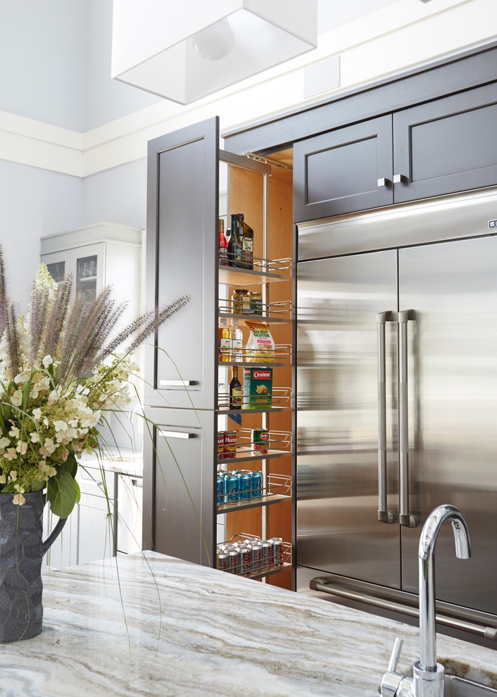 Inspiration for a transitional kitchen remodel in Chicago