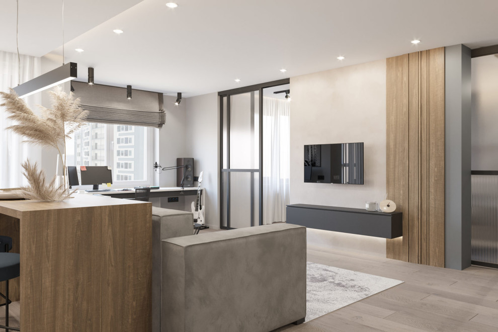 Проект двухкомнатной квартиры #urban_inspiration