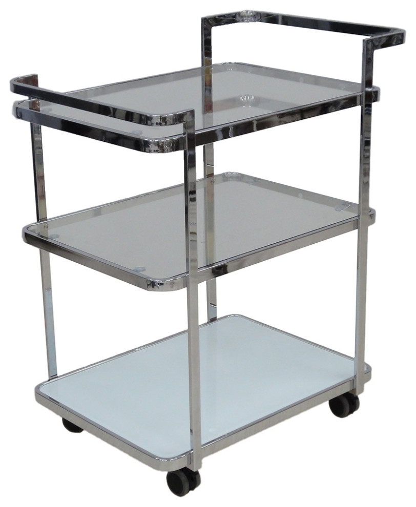 cosco serving cart folding gray on Casabianca Home Ferrara Collection Bar Cart Contemporary Bar Carts By Casabianca Home Houzz