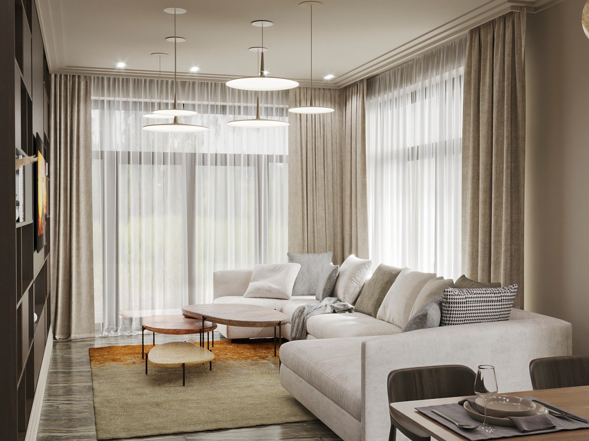 Проект дома на новой риге для семьи Пынзарей Сергея и Дарьи