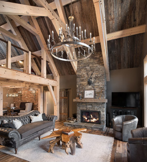 The Award-Winning Marshal - Rustic - Living Room - New York - by ...