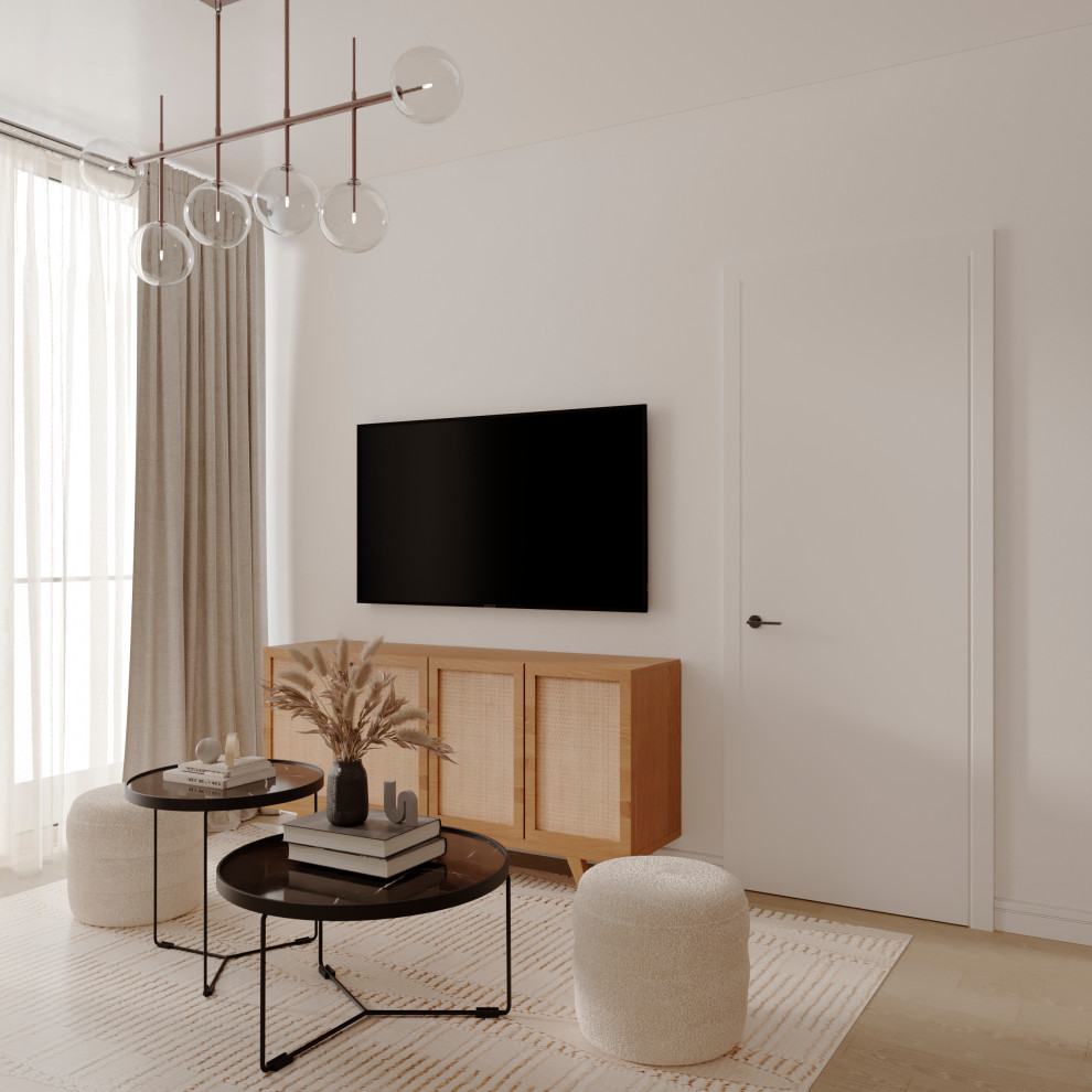Modern Living Room Area Interior Design for Hotel Apartment - Modern ...