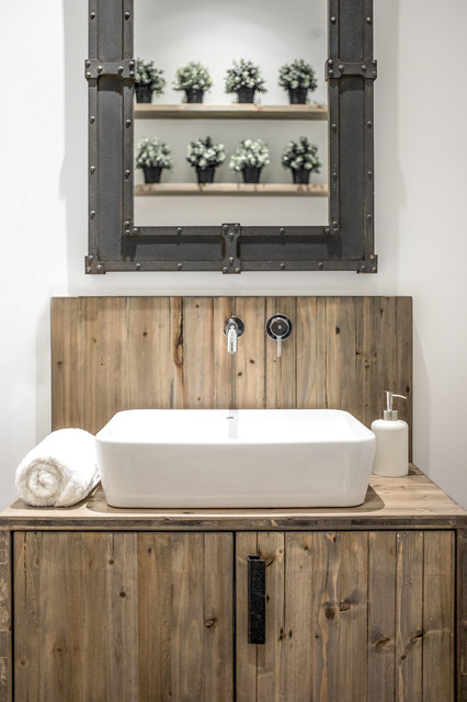 13 meubles vasque en bois réchauffent les salles de bains