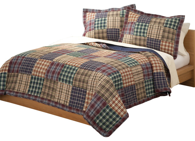 Bradley King Quilt With 2 Shams