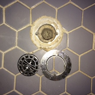 Help! Fix leaky shower drain from top
