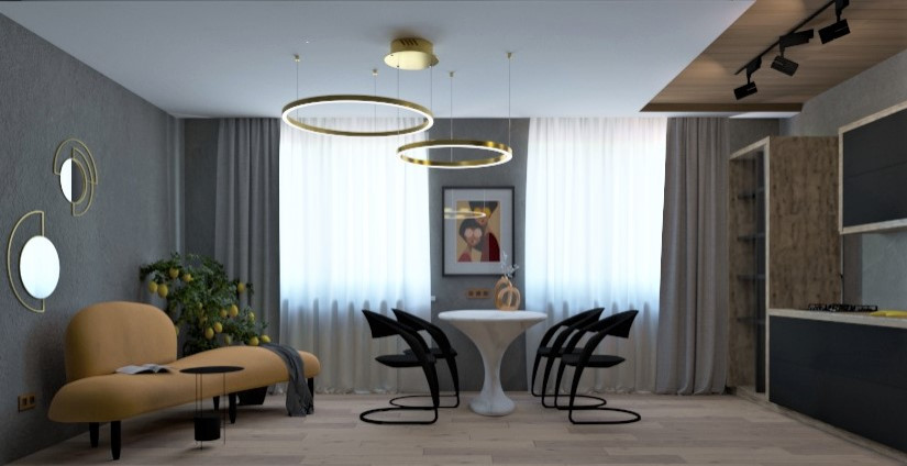 Проект двухкомнатной квартиры